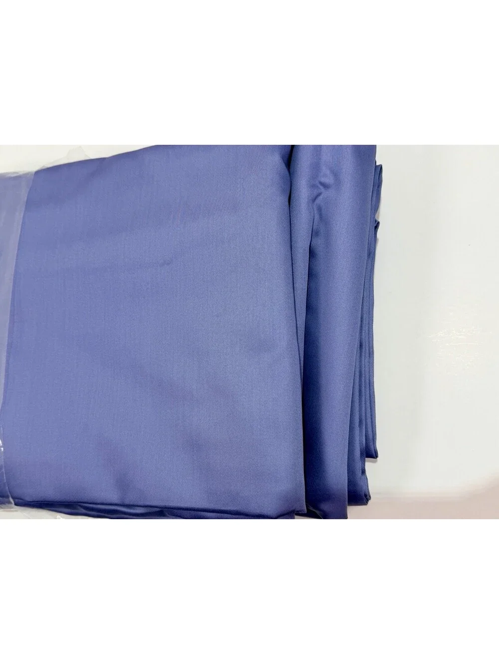 The Company Store Legends Hotel Supima Sateen Duvet Cover Blue Dusk Twin XL